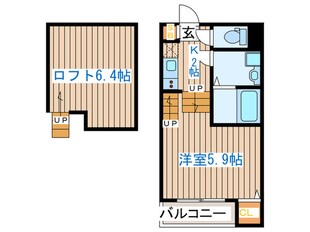 RETINA太子堂Ⅱの物件間取画像